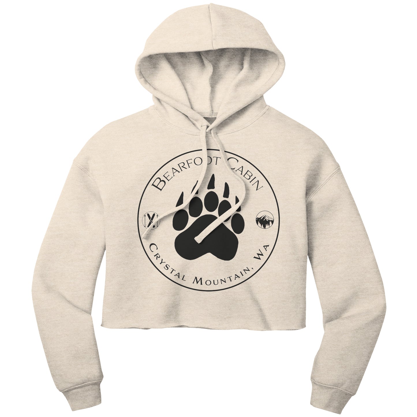 Womens Style Forward Crop Hoodie