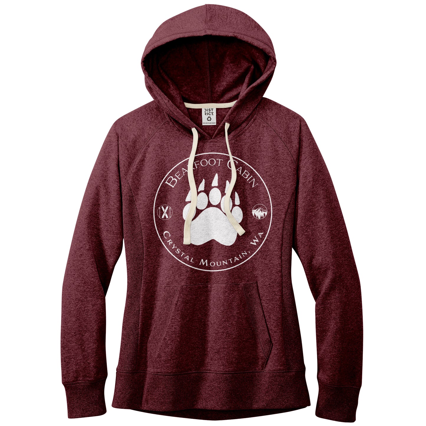 Womens Bearfoot Draw String Hoodie