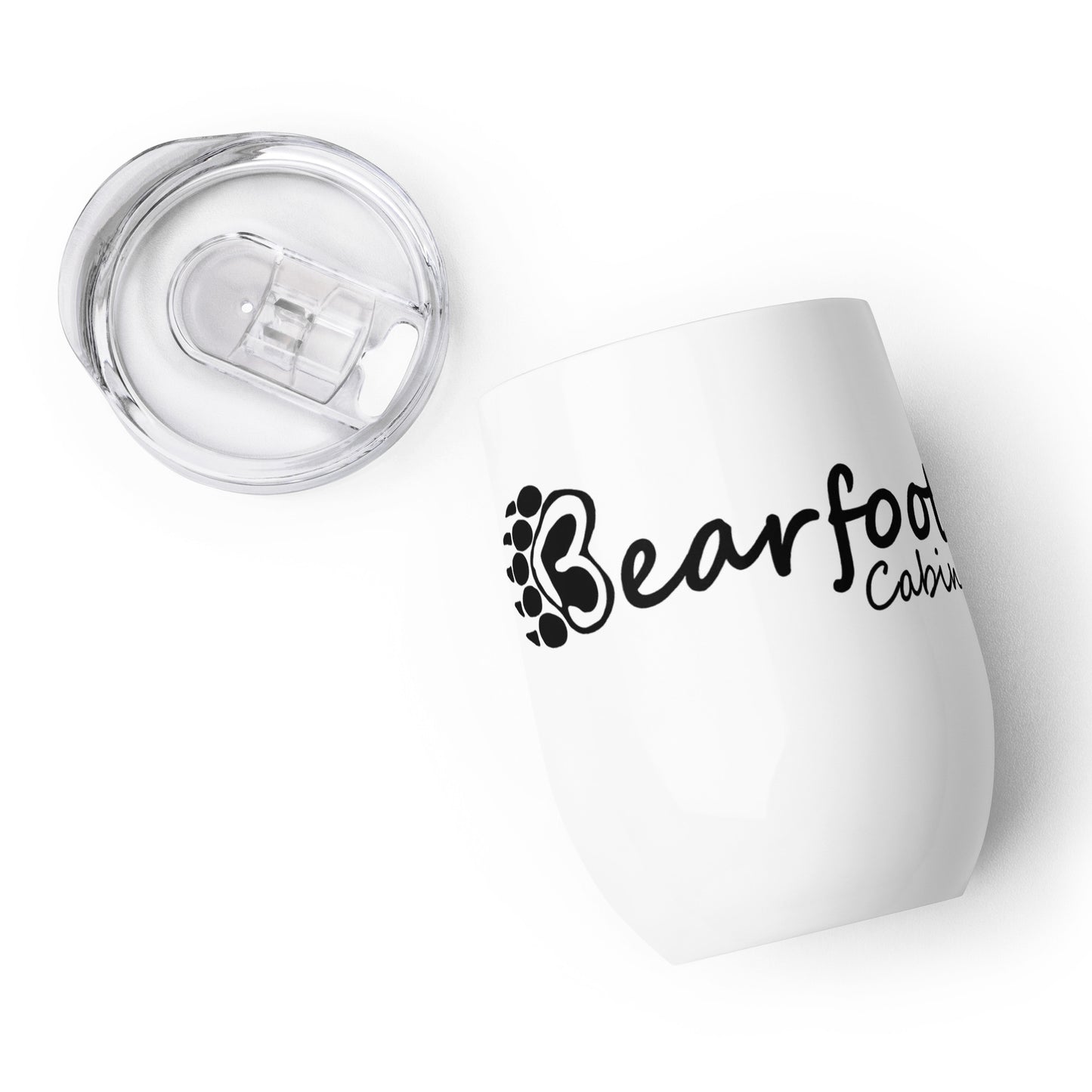 Bearfoot Cabin Wine tumbler